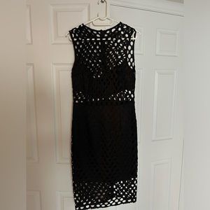 Lace black dress